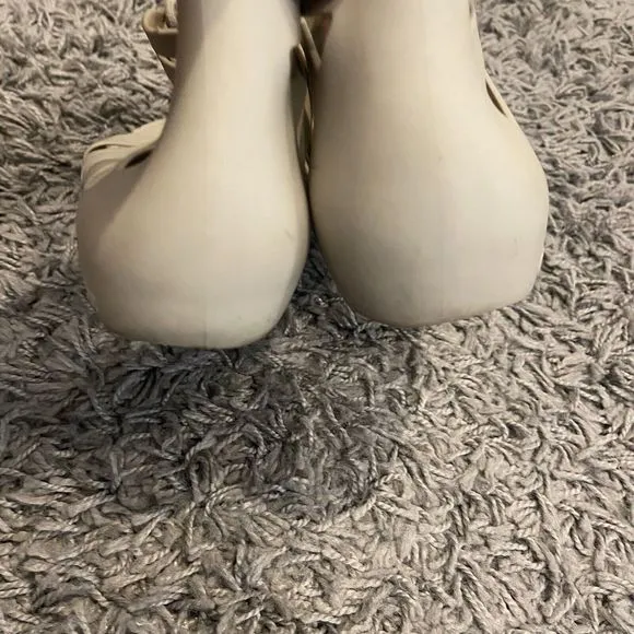 Givenchy Rubber CutOut Accent Gladiator Sandals Size 10 IT 40
