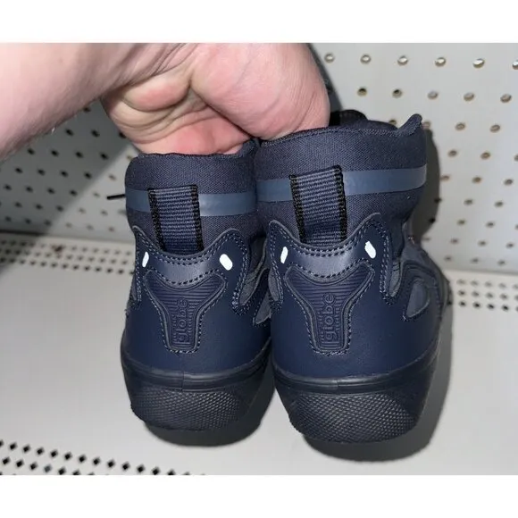 Globe Dimension Mens Suede Athletic Skateboarding Shoes Size 11 Navy Blue