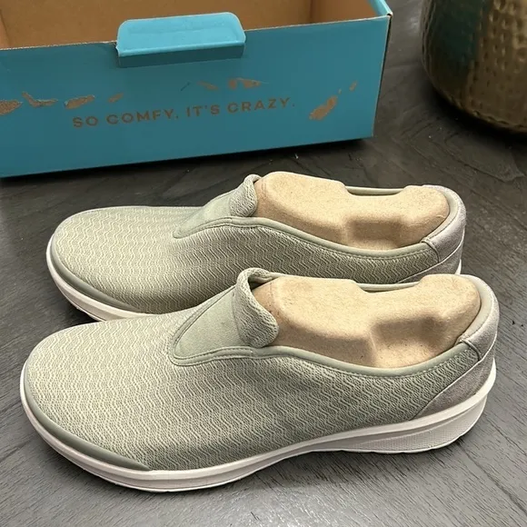 Glory Womens Padded Insole Slip On Athletic And Training Shoes (WIDE)