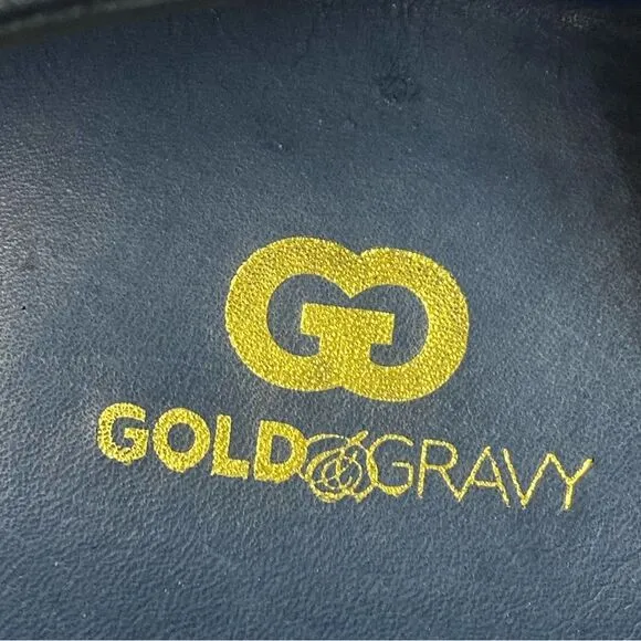 Gold &amp; Gravy Men’s Casual Sneakers Synthetic Black Uppers Size US 12 EU 45 Used