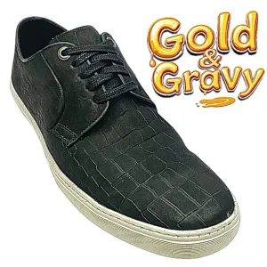 Gold &amp; Gravy Men’s Casual Sneakers Synthetic Black Uppers Size US 12 EU 45 Used