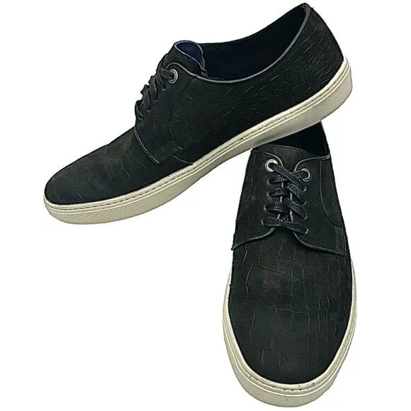 Gold &amp; Gravy Men’s Casual Sneakers Synthetic Black Uppers Size US 12 EU 45 Used