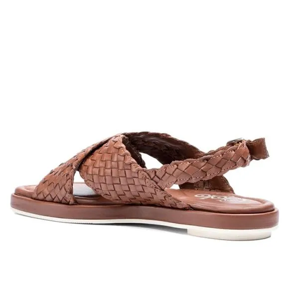 GOLO Criss Slingback Leather Sandal, Size 8, NWT