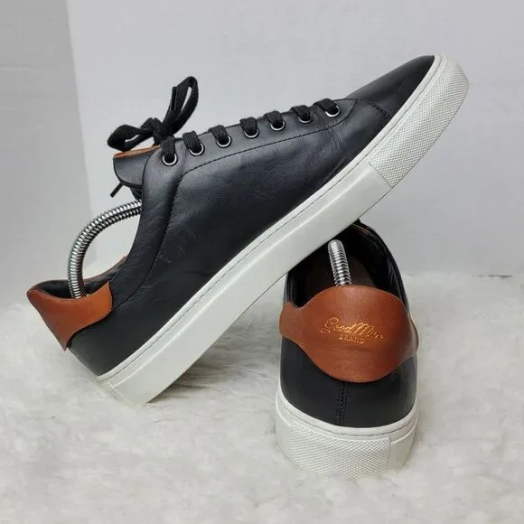Good Man Brand Shoes Men's Size 11 Black Leather Lace Up Sneaker