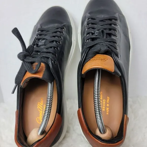 Good Man Brand Shoes Men's Size 11 Black Leather Lace Up Sneaker