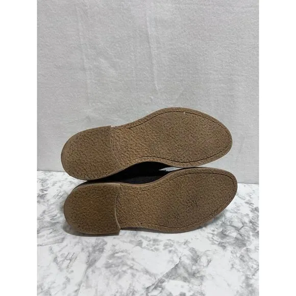 Gordon Rush Men's Lace Up Chukka Gray Suede Boots 10 Rubber Soles Made In Italy