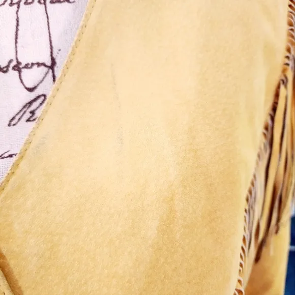 Gorgeous Cripple Creek Palomino Suede Fringe Jacket M