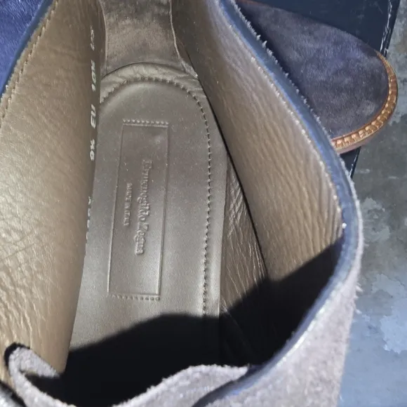 Gray Chukka Boots Suede Style