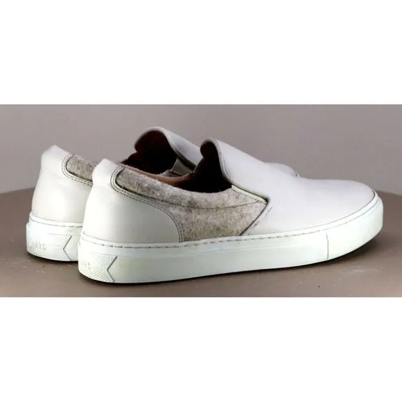Greats Brooklyn Women's Slip Ons Loafers Shoes Sz EU 36 US 6 Ivory Made In Italy