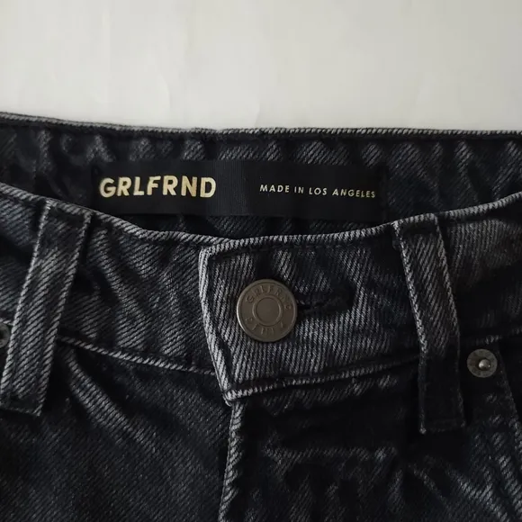 GRLFRND Women's Boot Cut Jeans - Black