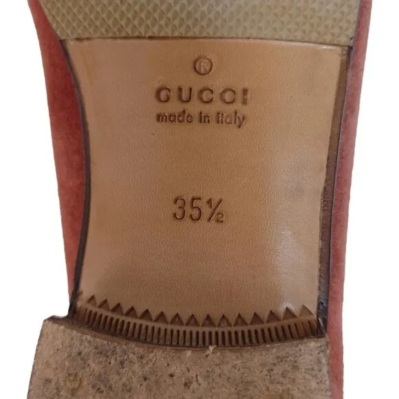 GUCCI - Brown Suede Women's Shoes 107-051025