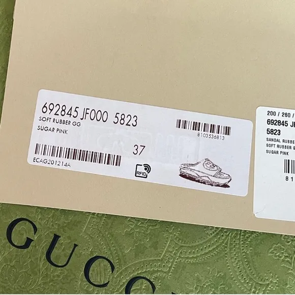 Gucci Miami Interlocking G Rubber Platform Sandal