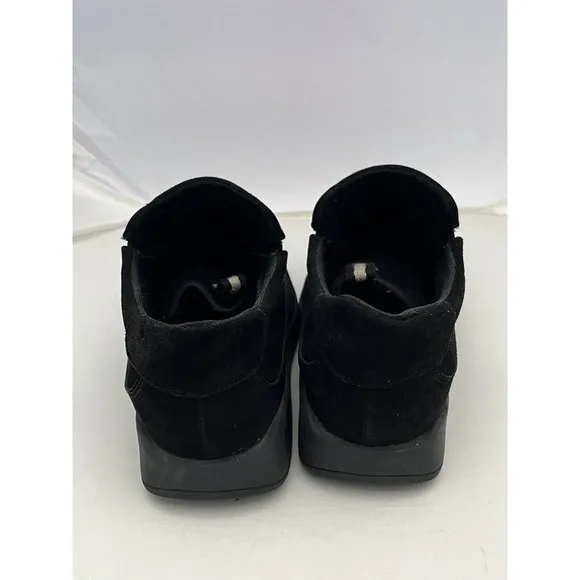 Gucci Scarpa Black Casual Velvet Comfort Shoe slip on sneakers men Size 9.5