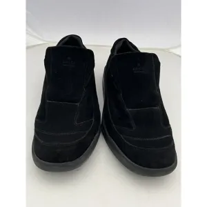 Gucci Scarpa Black Casual Velvet Comfort Shoe slip on sneakers men Size 9.5