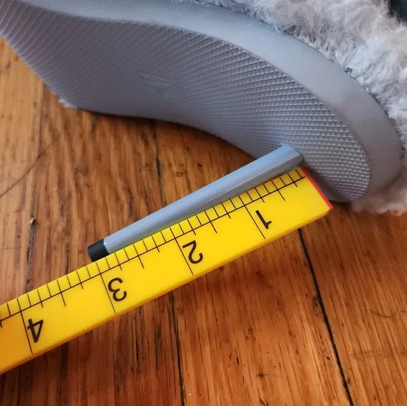 H&amp;M Innovation CoExist Light Blue Faux Fur Vegan Fluffy Sandals