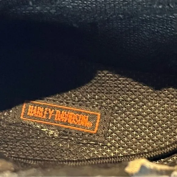 Harley-Davidson Men's Black Motorcycle Boots Size 12M  Lace-UP