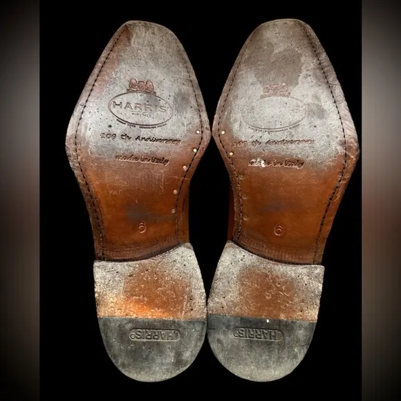 Harris Handmade Italian Leather Oxford Brogue 8 40