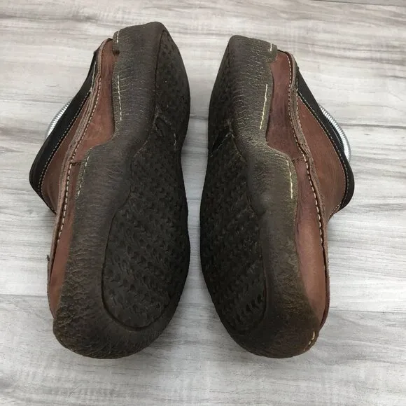 Havana Joes Clogs Mens EU 42 Reporter Brown Leather Slip On Shoes