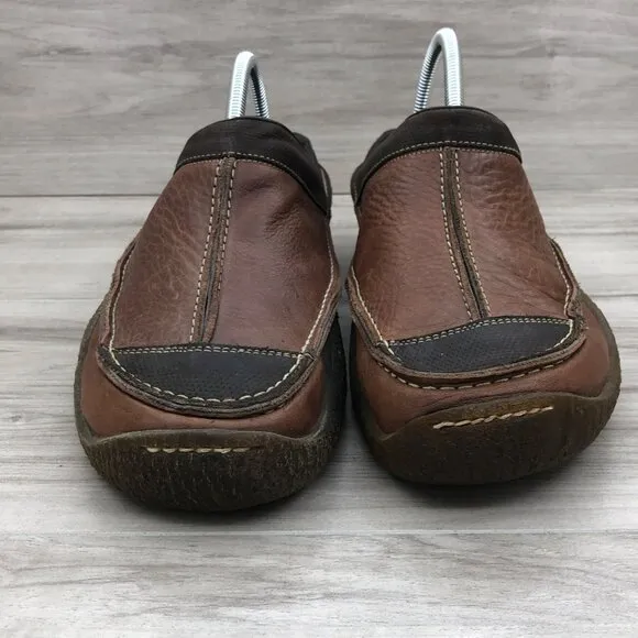 Havana Joes Clogs Mens EU 42 Reporter Brown Leather Slip On Shoes