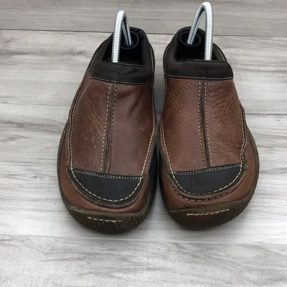 Havana Joes Clogs Mens EU 42 Reporter Brown Leather Slip On Shoes