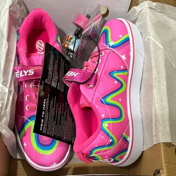 Heelys Girls' Pro 20 X2 Skate Shoes - Pink/Silver/Multi