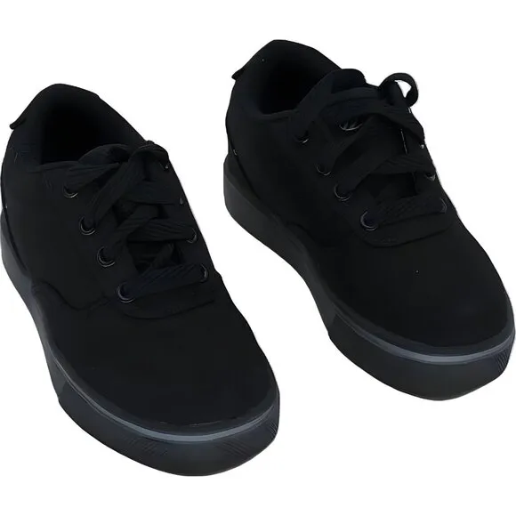 Heelys Launch Kids Roller Skate Shoe, Black Canvas, Size 13 Little Kid