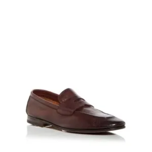 HENDERSON BARACCO Mens Brown Penny Strap Capri Slip On Loafers Shoes 43.5