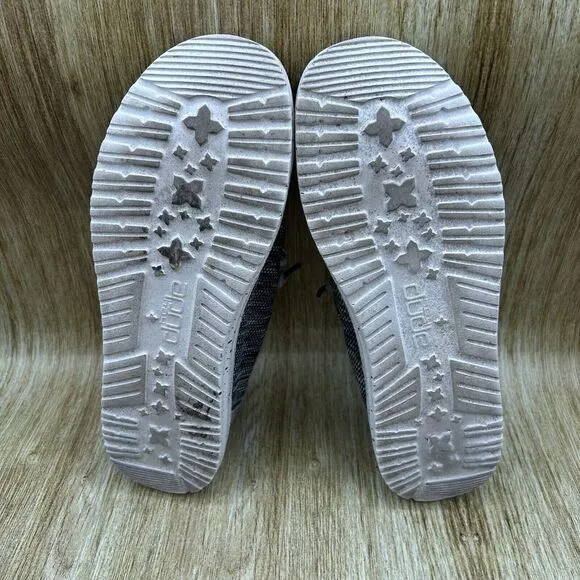 Hey Dude Shoes Wendy Sox Women’s Size 7 Dark Gray Shoes Slip On‎ Loafer