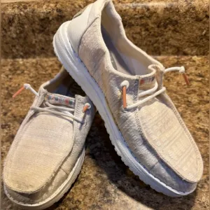 Hey Dude Wendy Boho Cream Casual Shoes