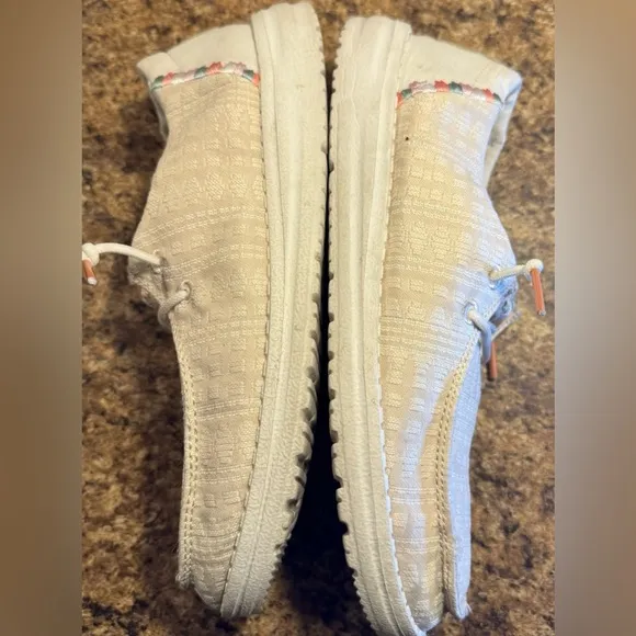Hey Dude Wendy Boho Cream Casual Shoes