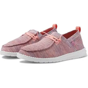 Hey Dude Wendy Halo 40068-9C9 Women's 6 Sunset Pink Slip-On Casual Shoes TF904
