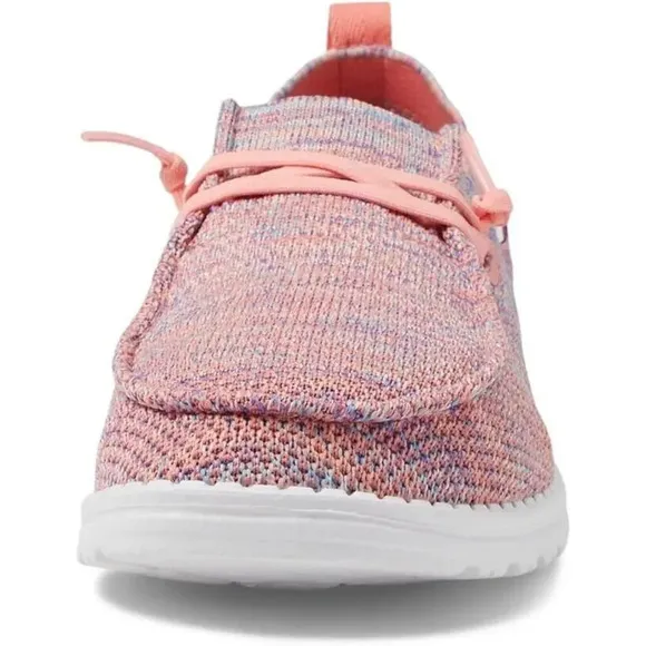 Hey Dude Wendy Halo 40068-9C9 Women's 6 Sunset Pink Slip-On Casual Shoes TF904