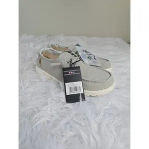 Hey Dude Women's Wendy Chambray Slip-Ons, Chambray Light Grey, US Size 8
