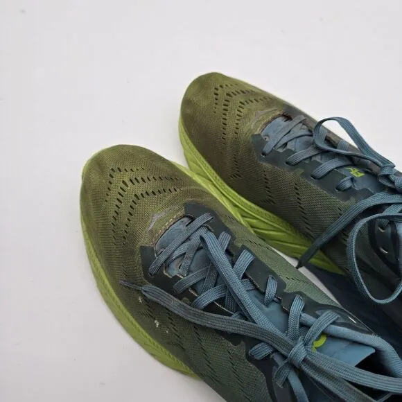 Hoka Mach 2 Mens 11.5 46 Green Blue Shoes Sneaker Athletic Training Running
