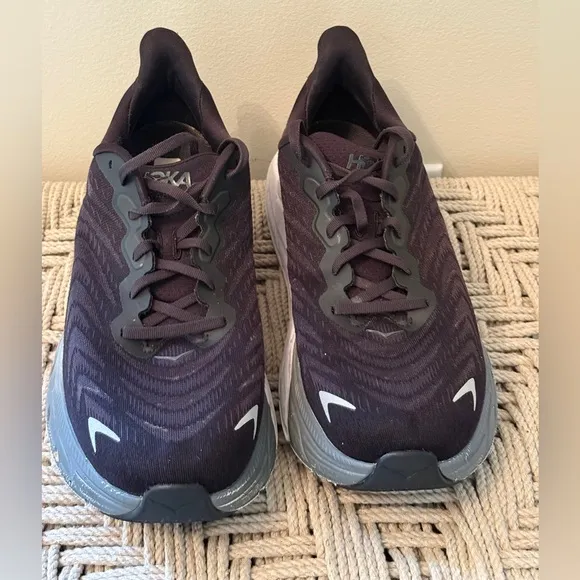 HOKA Men 11 2E Arahi 6 Black Sneaker Shoe EXTRA WIDE