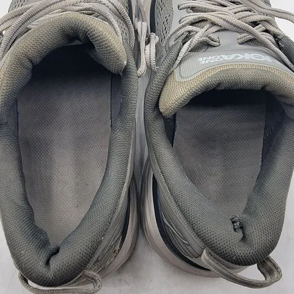 Hoka One One Bondi 7 Mens 8.5 Wild Dove Gray Sneaker Shoes Athletic 1110518 WDDS