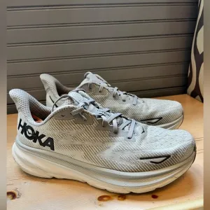 Hoka One One Clifton 9 Gray  Mens Size 12D No shoe templates