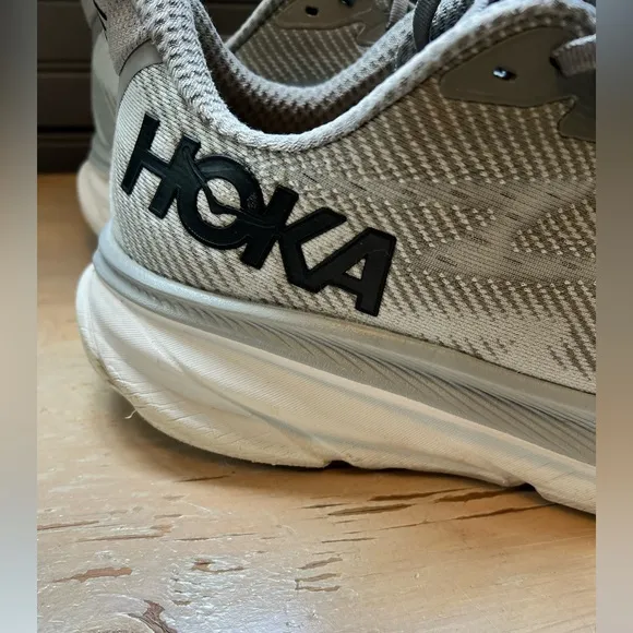 Hoka One One Clifton 9 Gray  Mens Size 12D No shoe templates