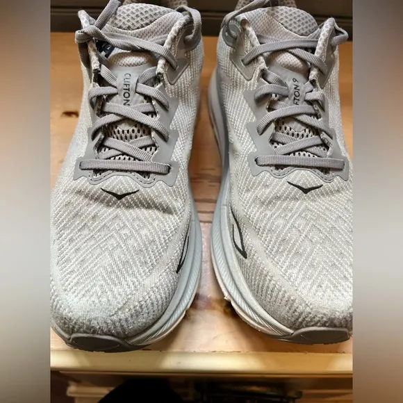 Hoka One One Clifton 9 Gray  Mens Size 12D No shoe templates