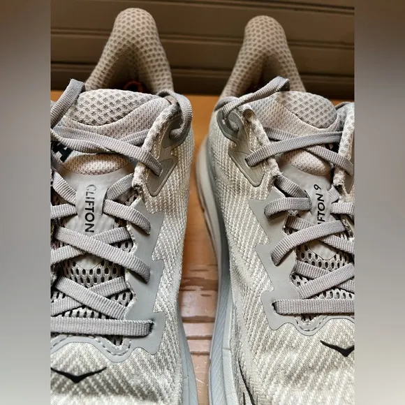 Hoka One One Clifton 9 Gray  Mens Size 12D No shoe templates