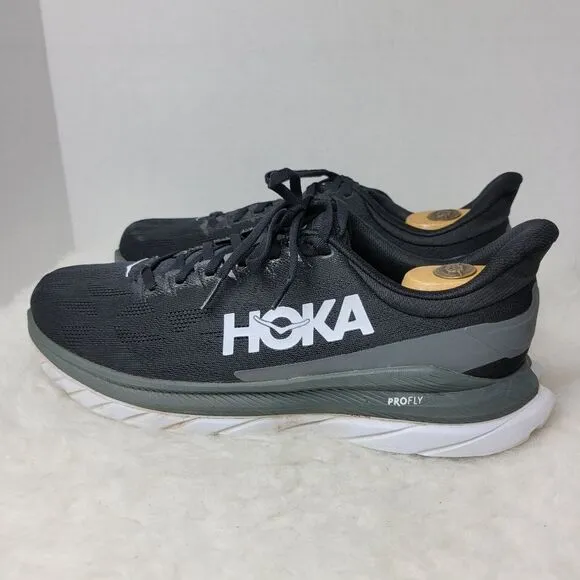 Hoka One One Mach 4 Pro Fly Black Running Mens Sneakers Shoes Size 11.5 D