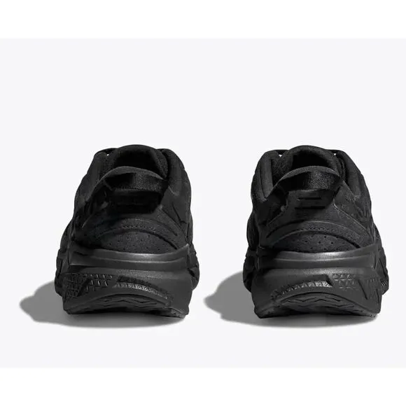 Hoka One One Clifton L Suede 1122571-BBLC Men's US 5 Black Running Shoes TF2011
