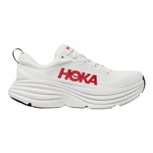 Hoka`Sneakers M Bondi 8 White/Vermillion 1123202-WVR Men's 11D