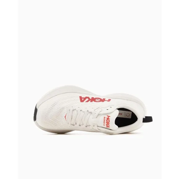 Hoka`Sneakers M Bondi 8 White/Vermillion 1123202-WVR Men's 11D