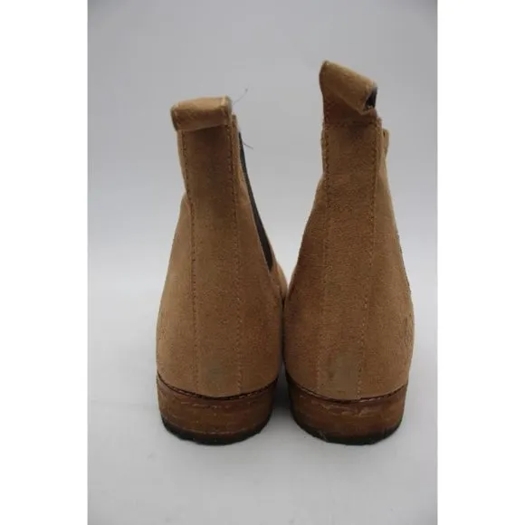 Hound and Hammer Men's Size 11 Chelsea Beige Suede Boots Shoes Rubber Sole