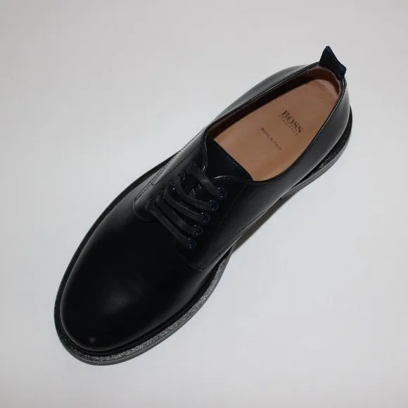 HUGO BOSS ROYAL BLACK LACE UP DERBY SHOES US 7.5/ UK 6.5