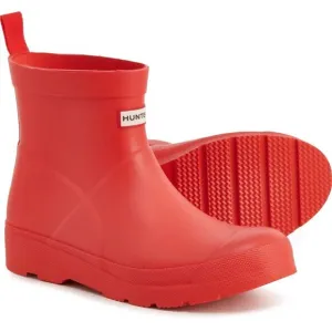 Hunter Big Kids Unisex Red Play Rain Boots Size 2B/3G NEW
