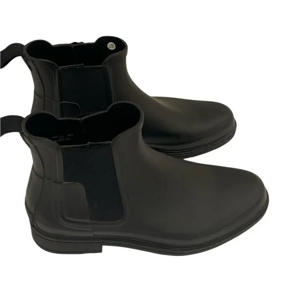 Hunter Black Rubber Rain Boots - Almost New - Men’s 10