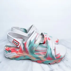 Hunter Bloom Algae Marble Sandal Women's