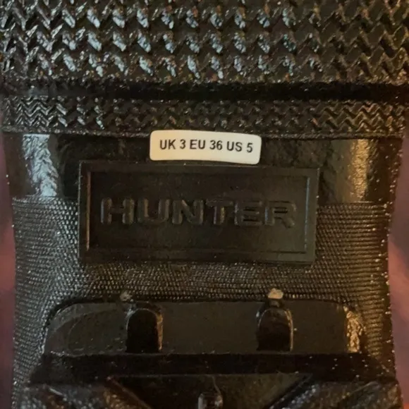 Hunter Glitter Starcloud Womens Rubber Rain Boots